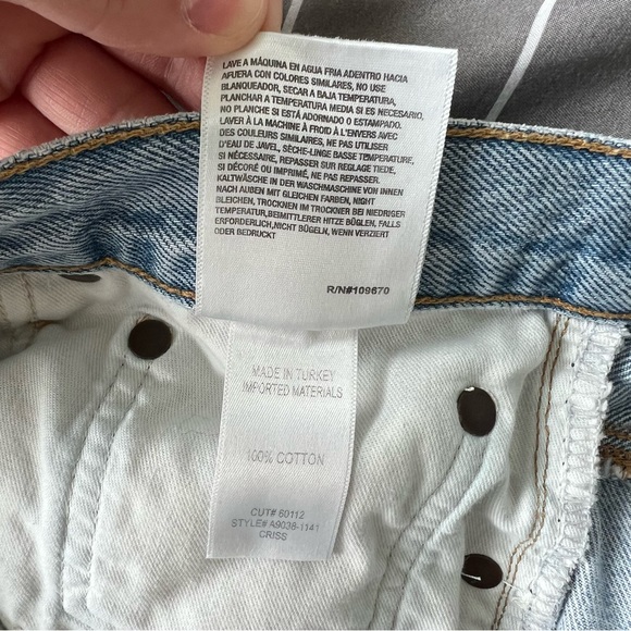 Agolde Criss Cross Short in Symbol 29 - Picture 12 of 12